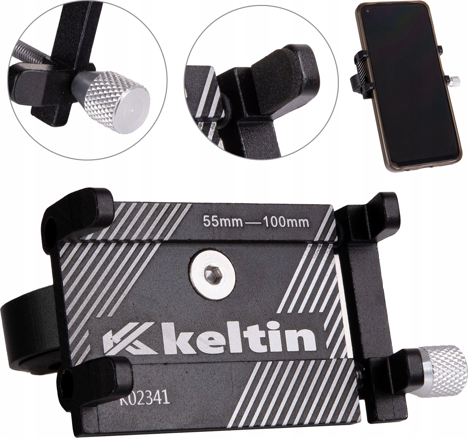 KELTIN Aluminum G-81 bicycle phone holder