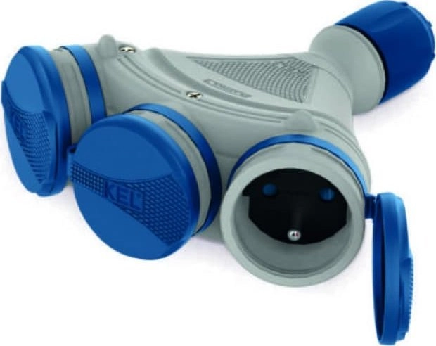 KEL Splitter for extension cord 3-sockets