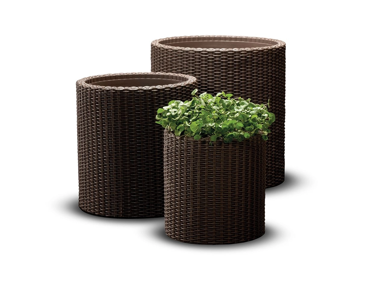 Keter Cylinder Planters S+M+L flower pot