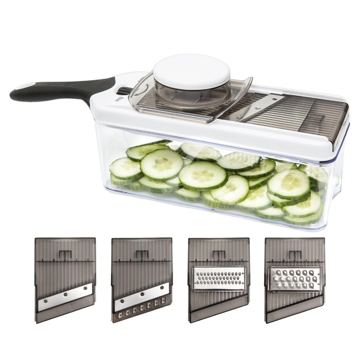 Grater for vegetables and fruits with