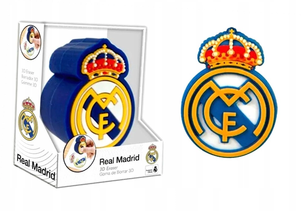 Real Madrid Eraser d/cier.3D RM00028