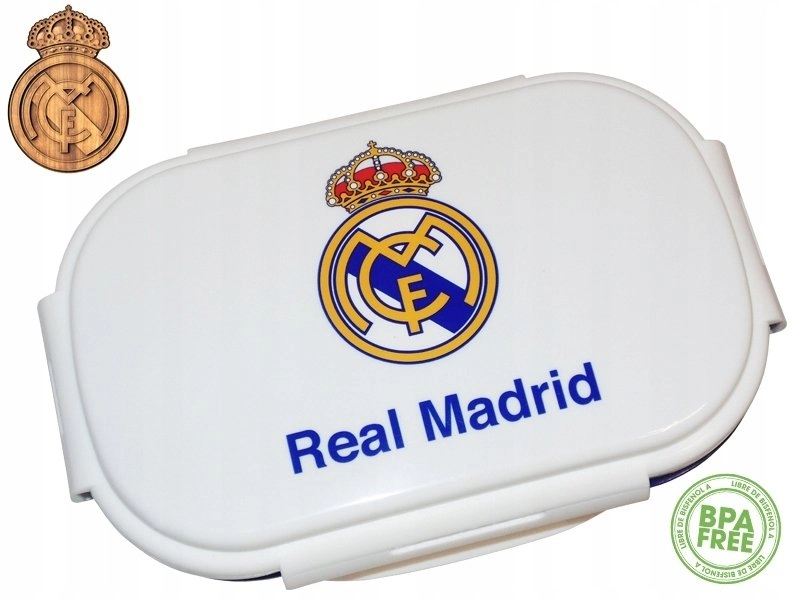 Lunch box with cutlery real madrid