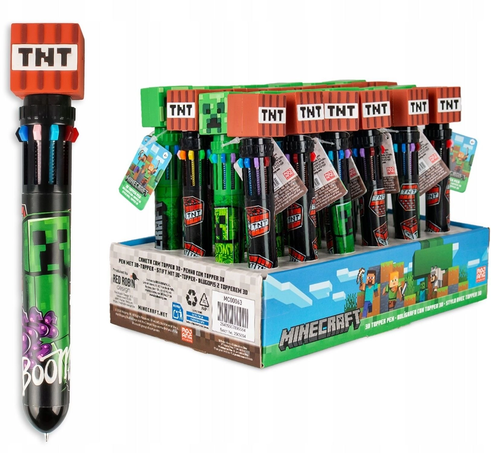 KIDS Minecraft Pen 10 Colors +