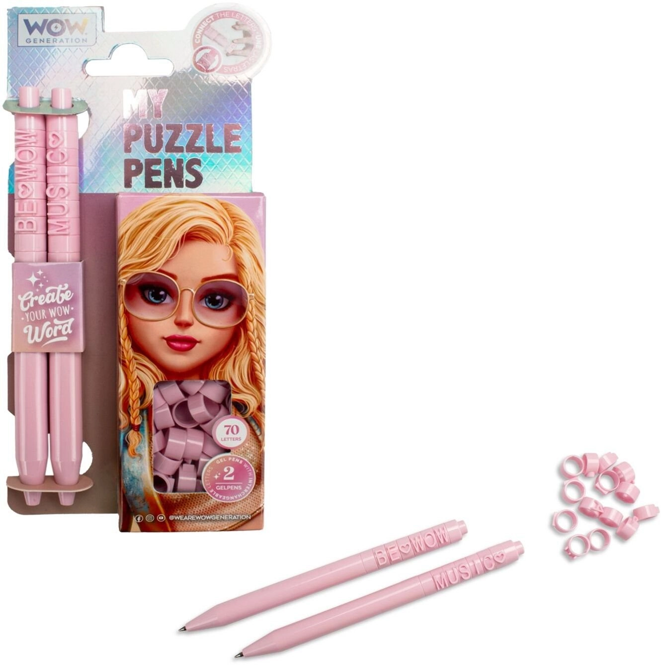 KIDS Długopisy 2x Długopis Wow Puzzle