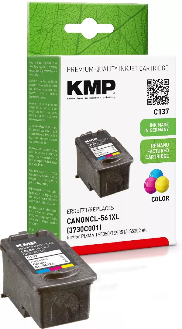 KMP Patrone Canon CL-561XL/CL561XL 3-Color 300