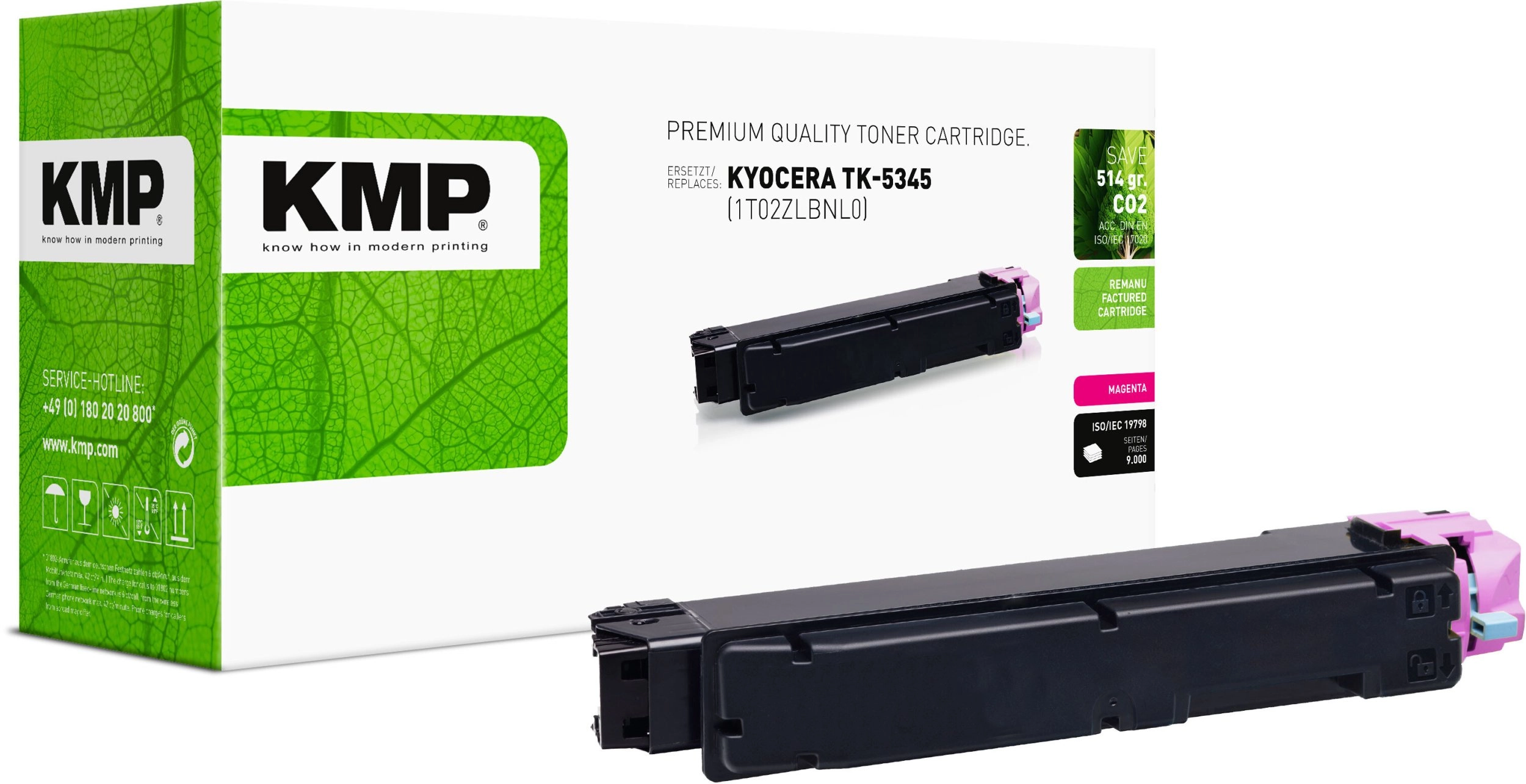 KMP Toner Kyocera TK-5345M (1T02ZLBNL0) magenta
