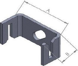 KM GROM U-type hoop holder Bmax
