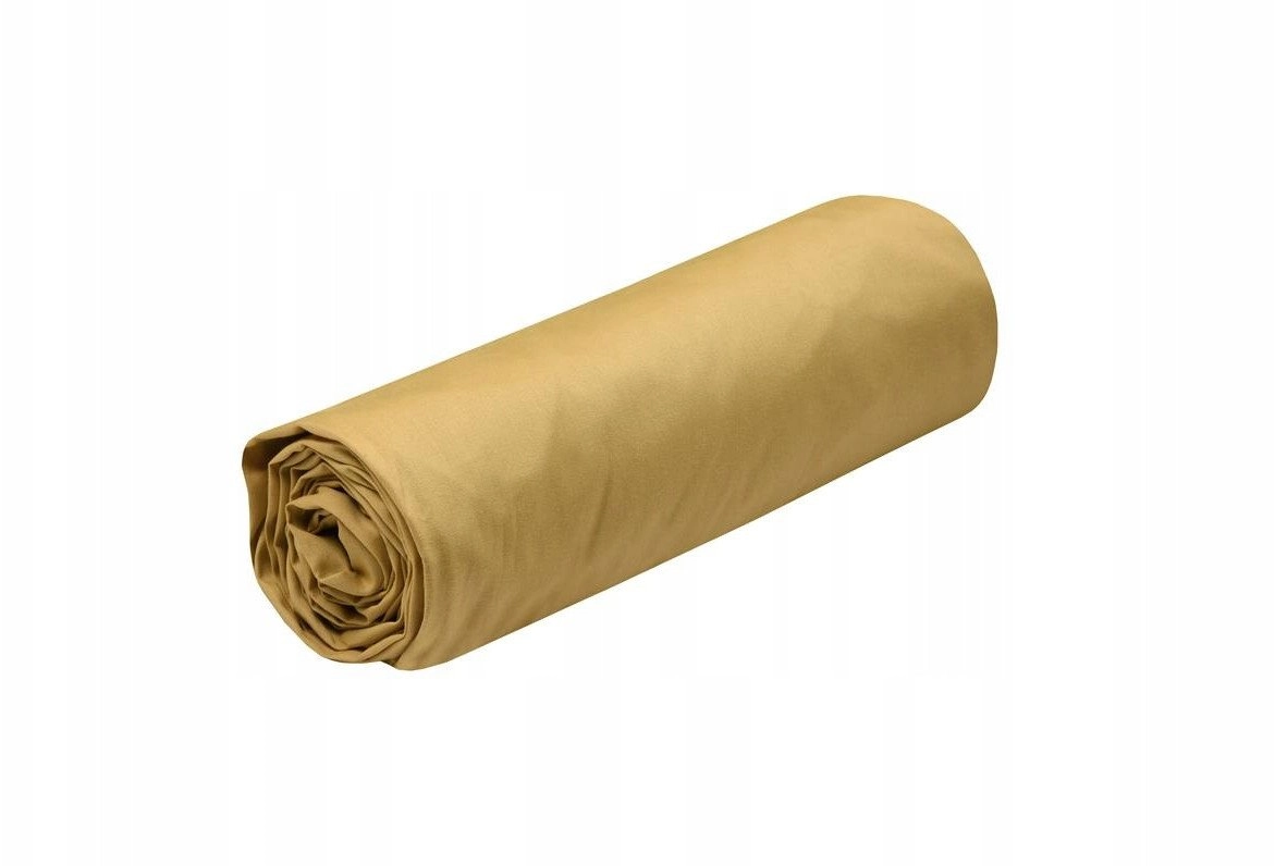 Cotton fitted sheet yellow ELYSEE 14948977