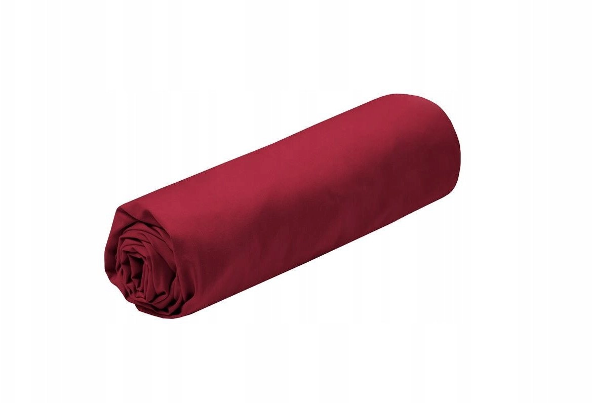 Cotton fitted sheet red ELYSEE 14948986