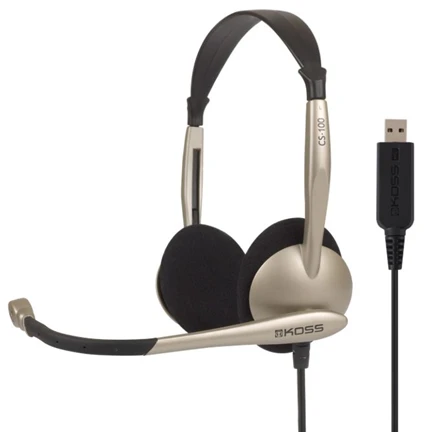 Koss  Headphones  CS100  Wired  On-Ear  Microphone