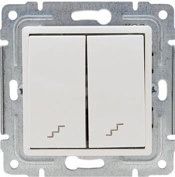 KOS Vena stair switch  double white