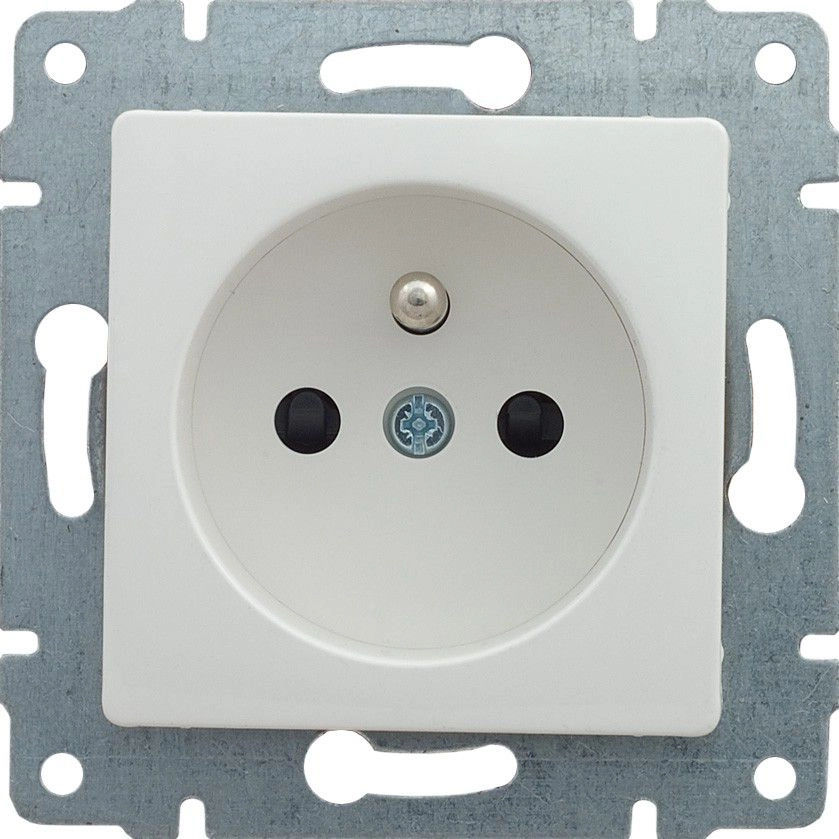 KOS Vena single socket  grounding  shutter