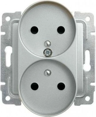 KOS Vena double socket  grounding  16A
