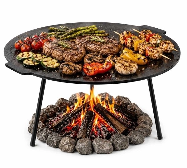 KRISBERG CAST IRON GRILL PLATE ON