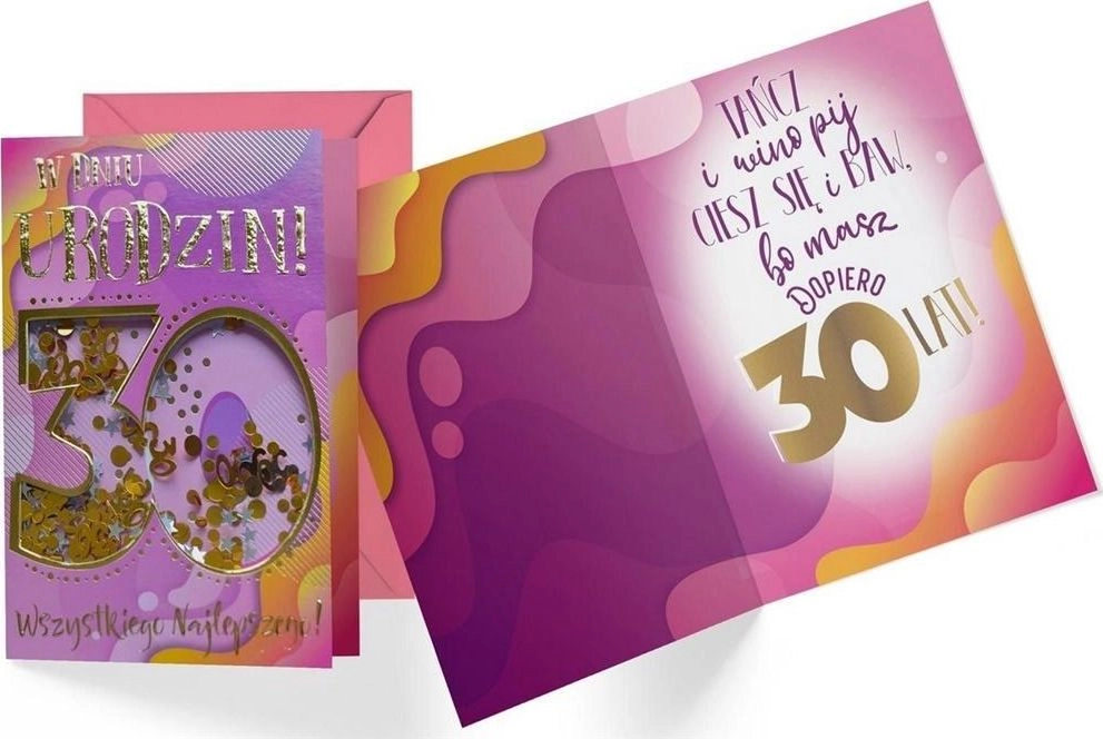 B6 confetti pass KNF-034 30th birthday