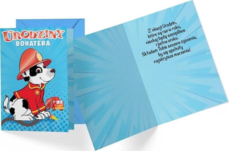 KUKARTKA B6 pass PR-412 Children`s birthday