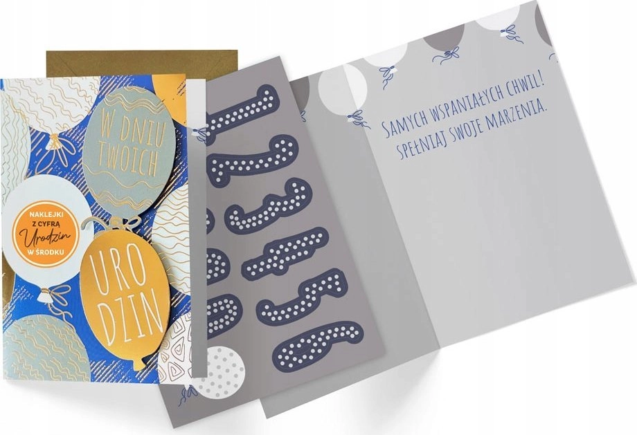 DK-1163 MEN`S BIRTHDAY CARD  INTERCHANGEABLE NUMBERS