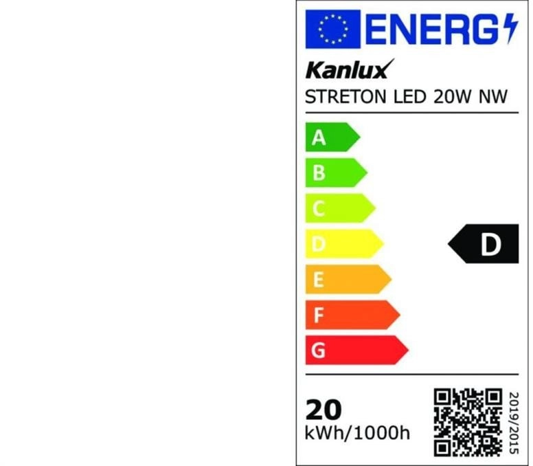 LED street luminaire STRETON 20W 2800lm