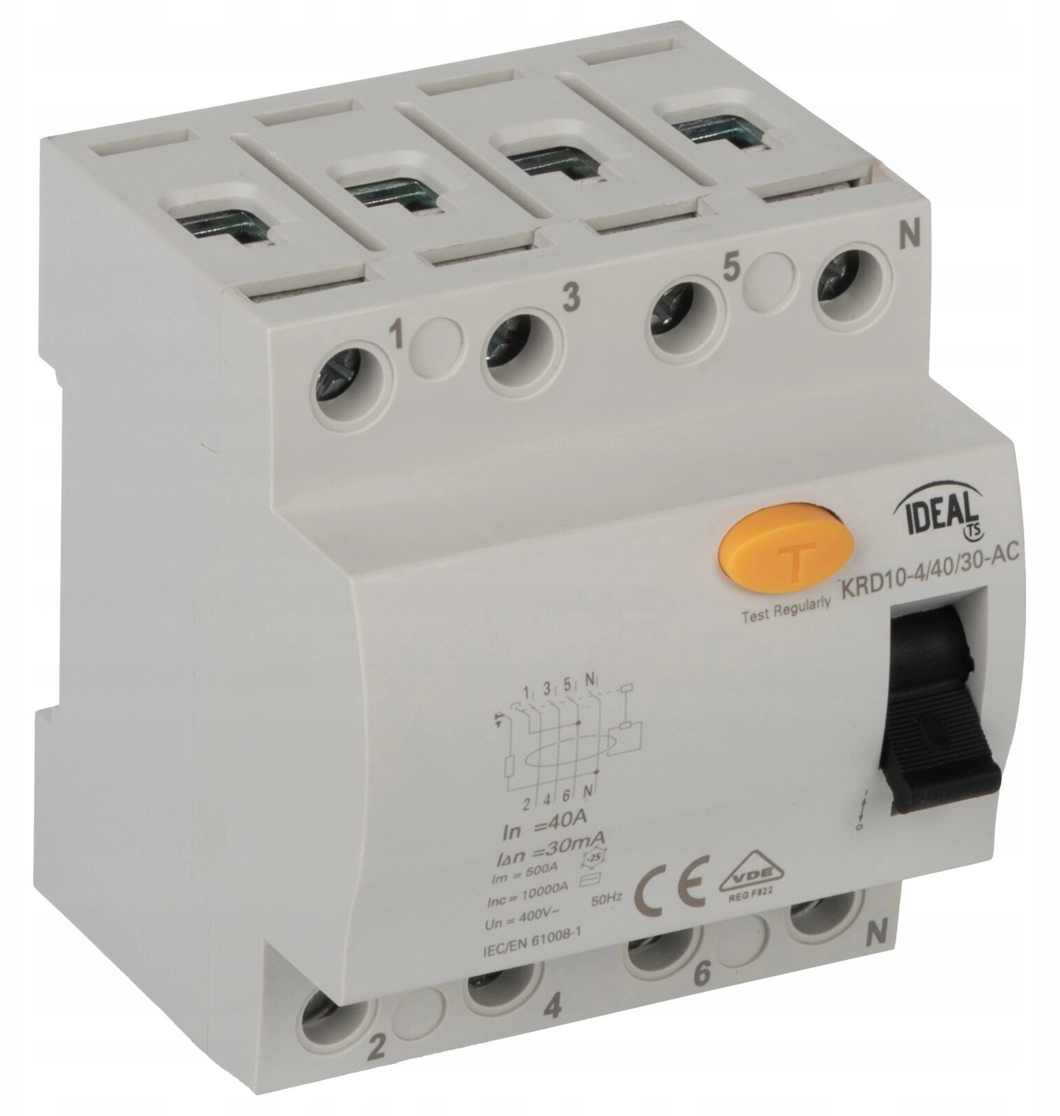Kanlux Residual current circuit breaker 4P