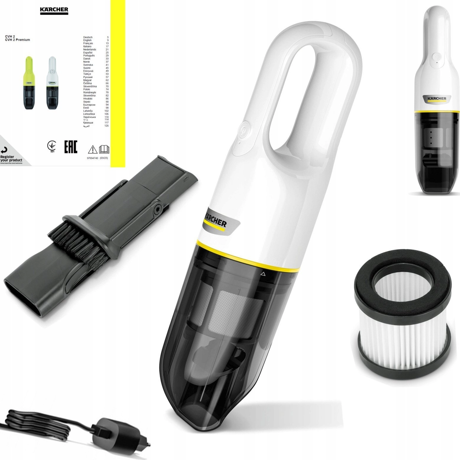 Kärcher CVH 2 Handheld Vacuum Cleaner