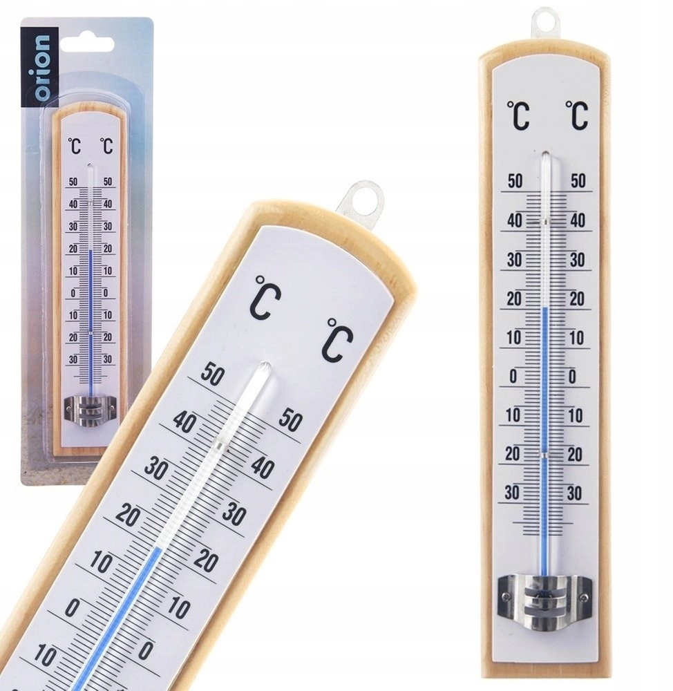 Karcher Universal Wooden Thermometer White ORION