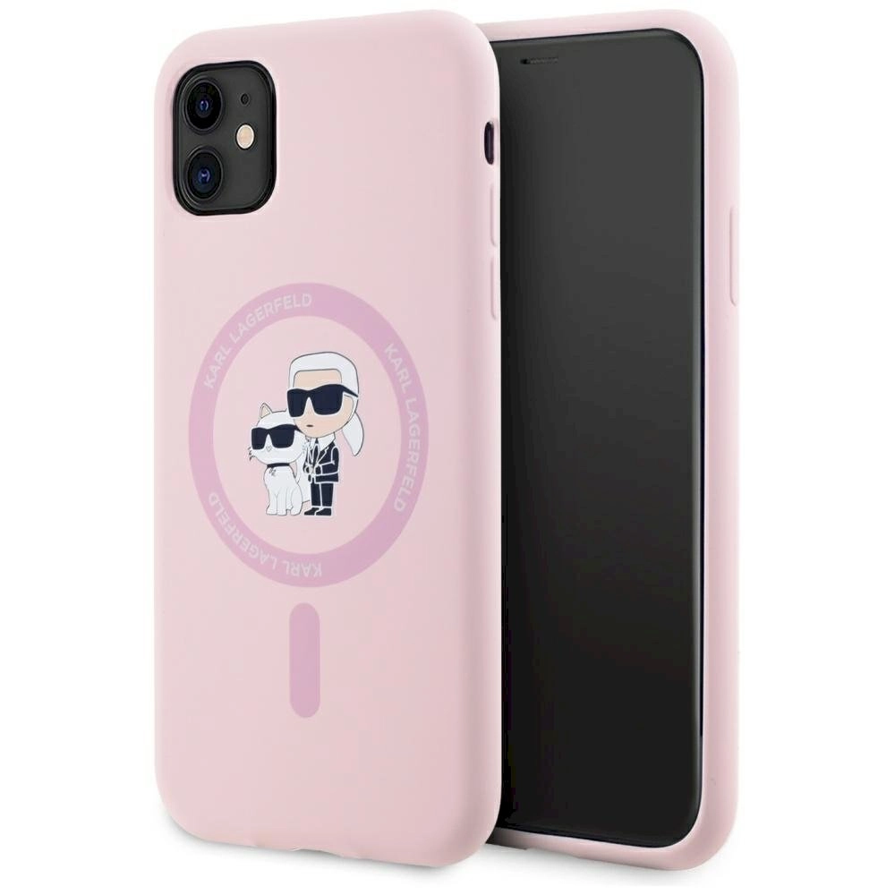 Case Karl Lagerfeld Silicone KarlChoupette MagSafe