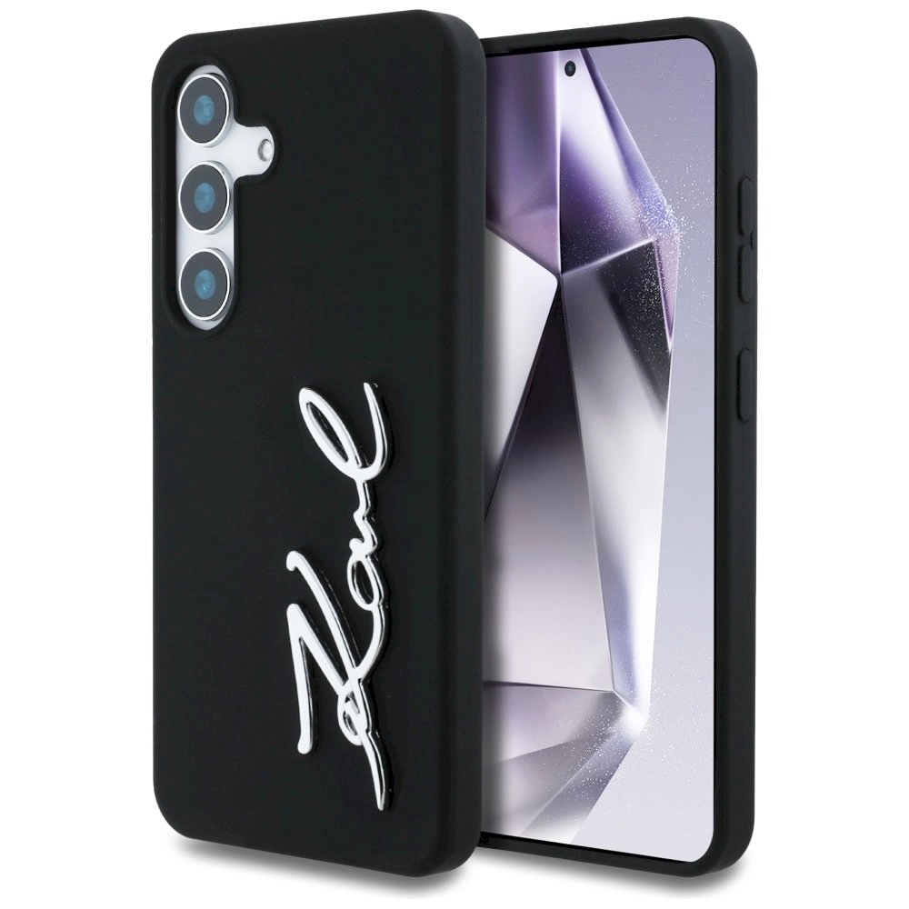 Karl Lagerfeld Silicone Metal Signature Logo