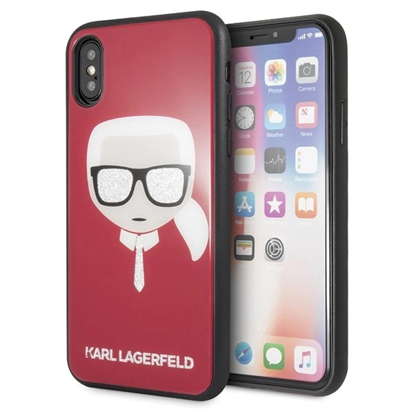 Karl Lagerfeld Etui KLHCPXDLHRE iPhone X/Xs