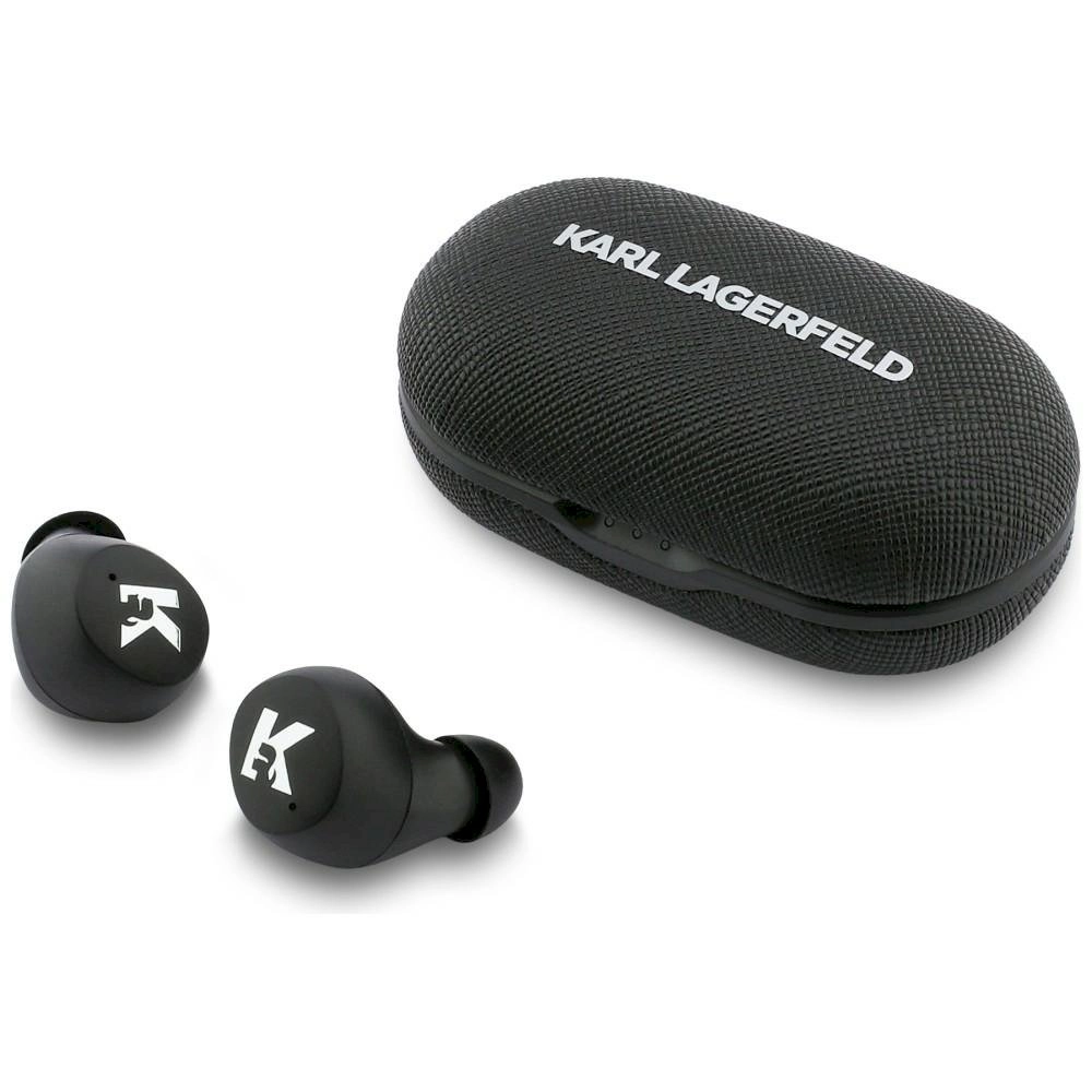 TWS headphones Karl Lagerfeld Saffiano Logo