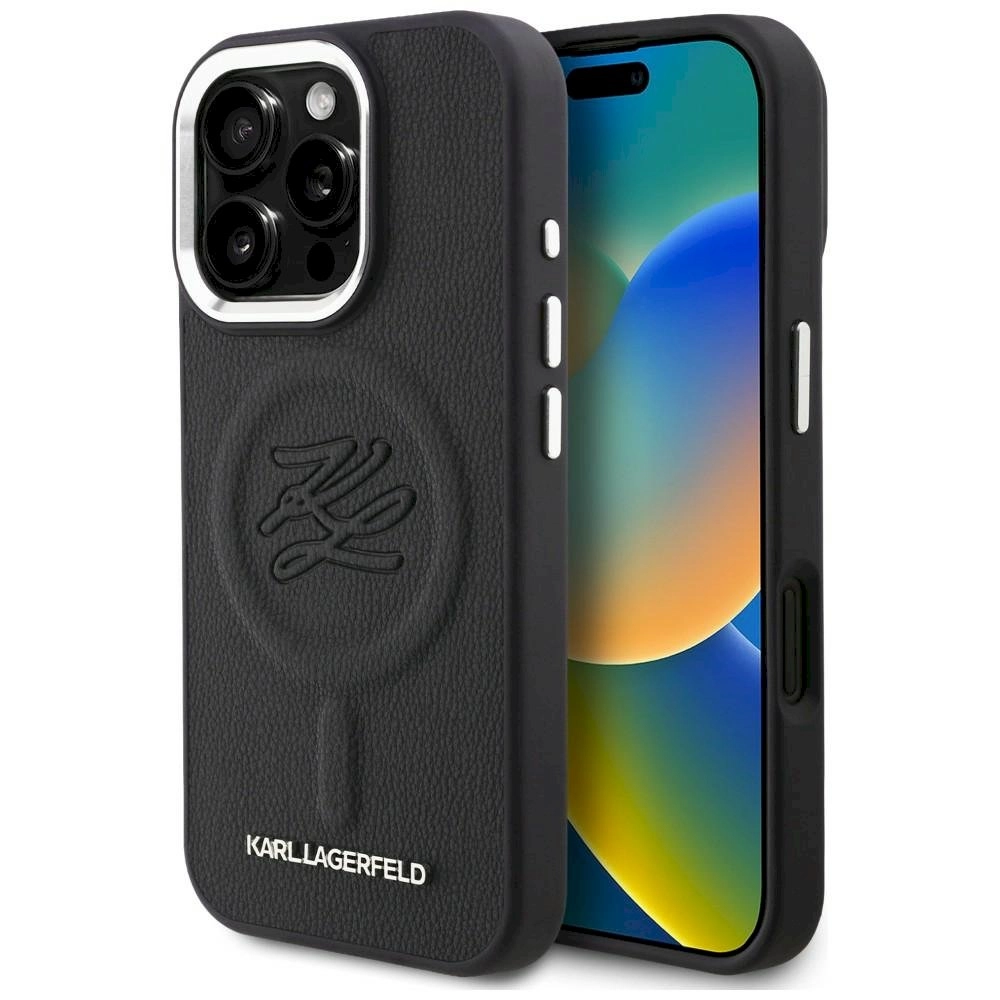Case Karl Lagerfeld Initial  Metal Logo