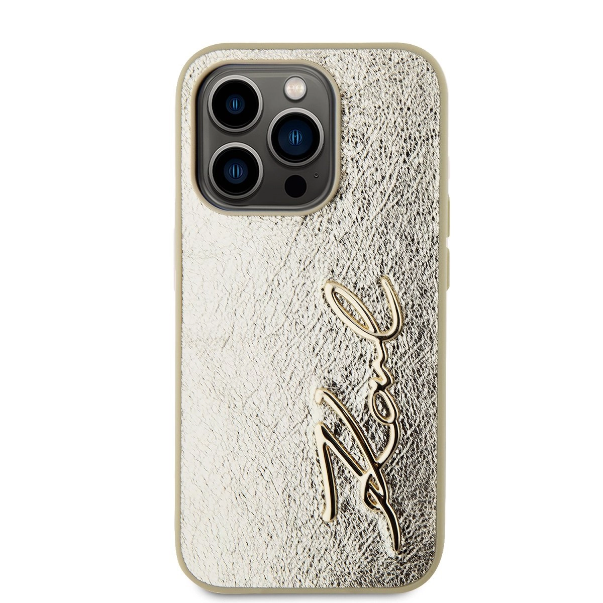 Karl Lagerfeld Wrinkled PU Signature Logo