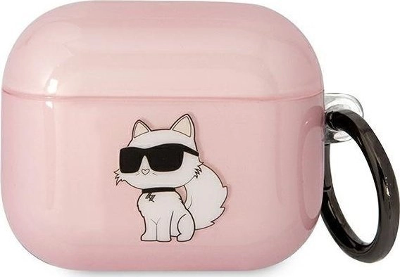 Ikonik Choupette Airpods 3 cover pink