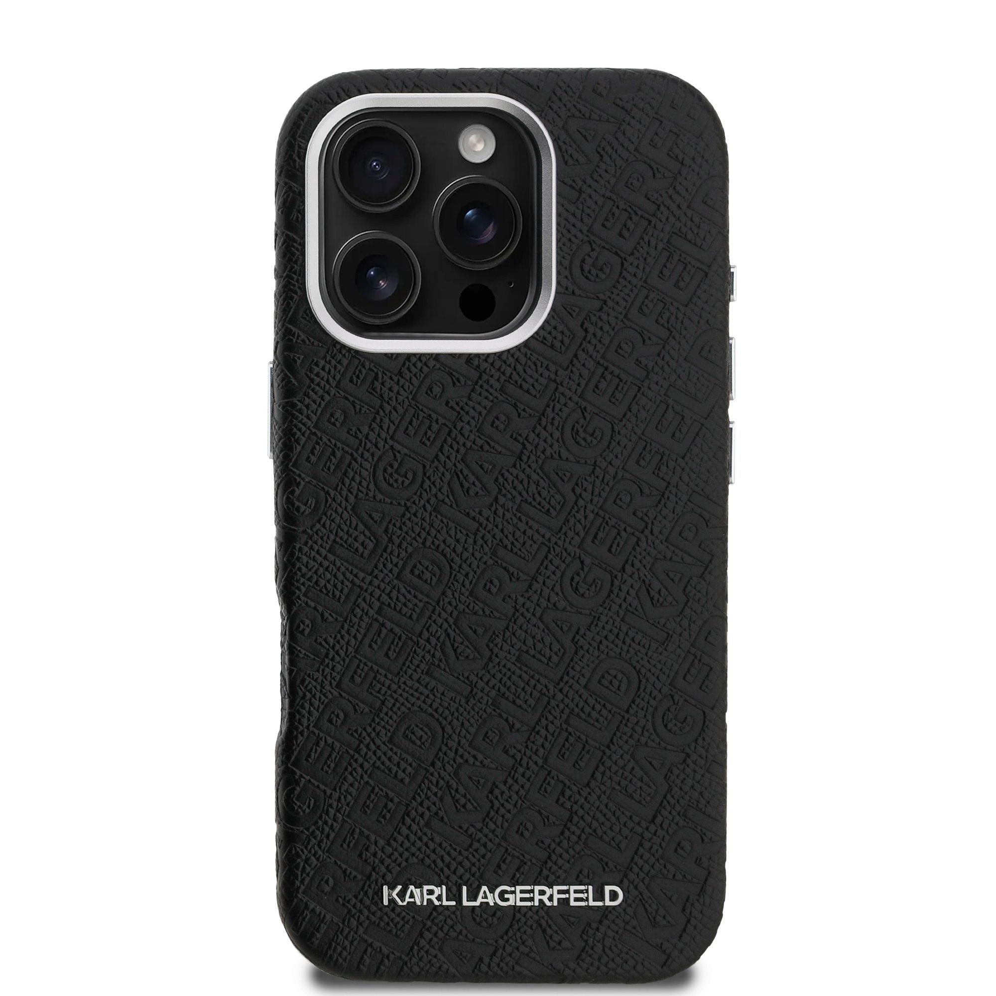 Karl Lagerfeld Grained PU Repeated Logo