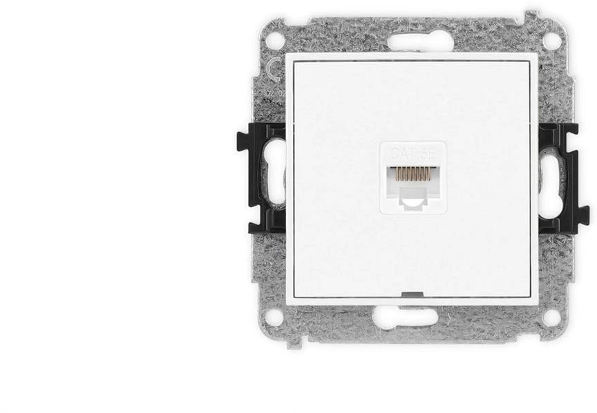 ICON Single computer socket mechanism 1xRJ45