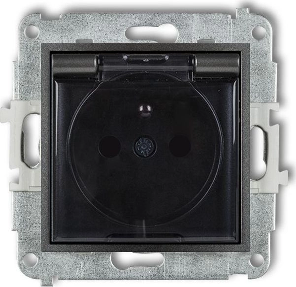 Karlik MINI Splash-proof socket with/out IP44