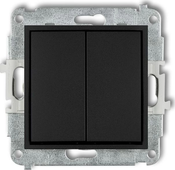 Karlik MINI Two-pole button  matt black