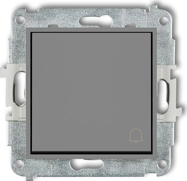 Karlik MINI Button /bell/matt gray 27MWP-4