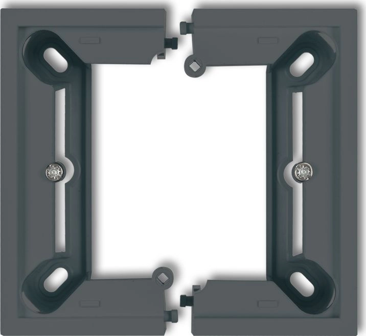 Karlik Single surface-mounted box DECO graphite