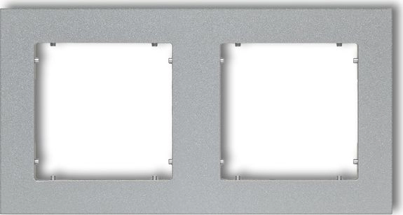 MINI Karlik Double frame silver metallic