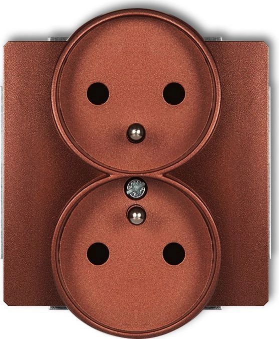 Karlik DECO MODULE BROWN METALLIC SOCKET