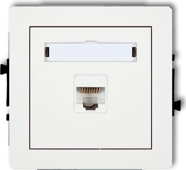 Karlik DECO Single computer sockets 1xRJ45