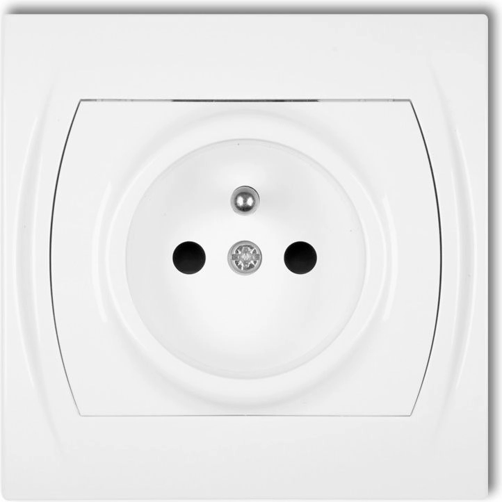 Single socket Logo z/u white (LGP-1z)