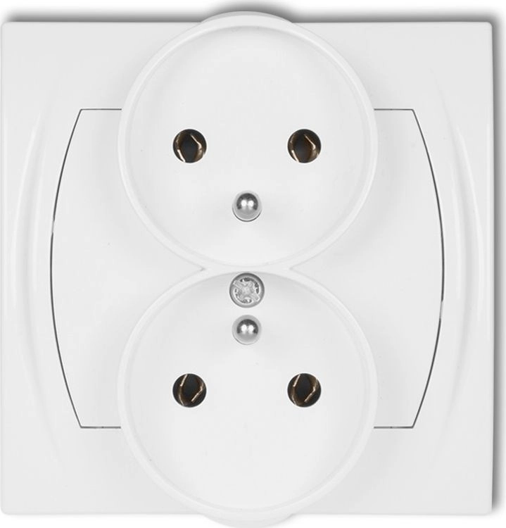 LOGO Dual socket  white LGPR-2z LGPR-2z