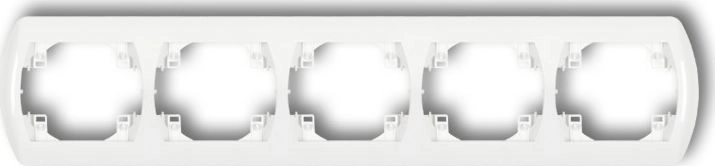Karlik Trend Horizontal five-fold frame white