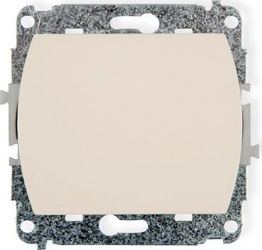 Karlik Trend single-pole switch mechanism beige