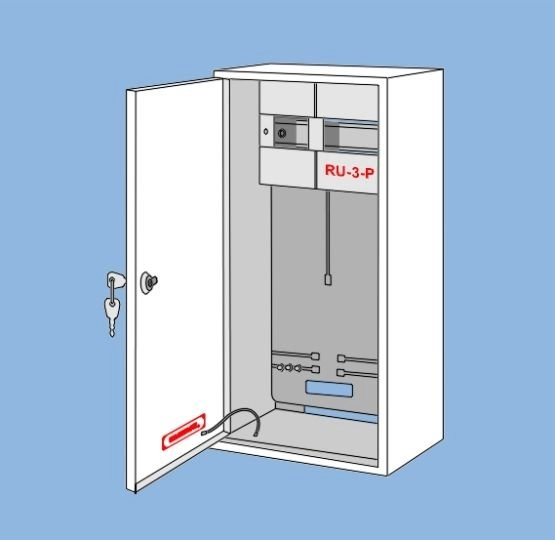Bracer Sealed switchboard with 3F lock