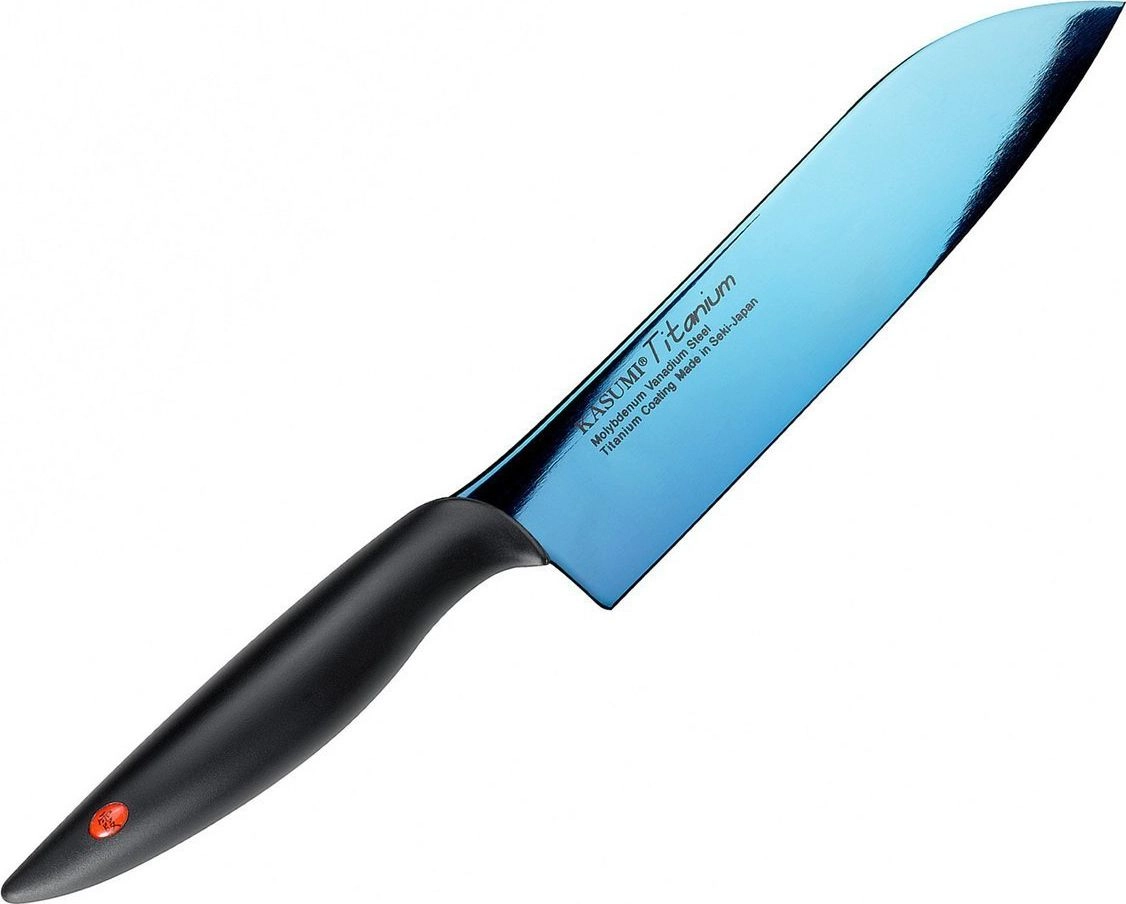 Kasumi KASUMI Forged Santoku knife Titanium