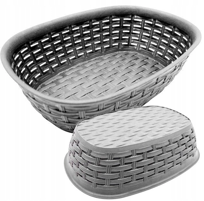 Koszyk 2 lt RATTAN - popiel