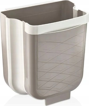FOLDABLE HANGING BUCKET 6 LT. BEIGE