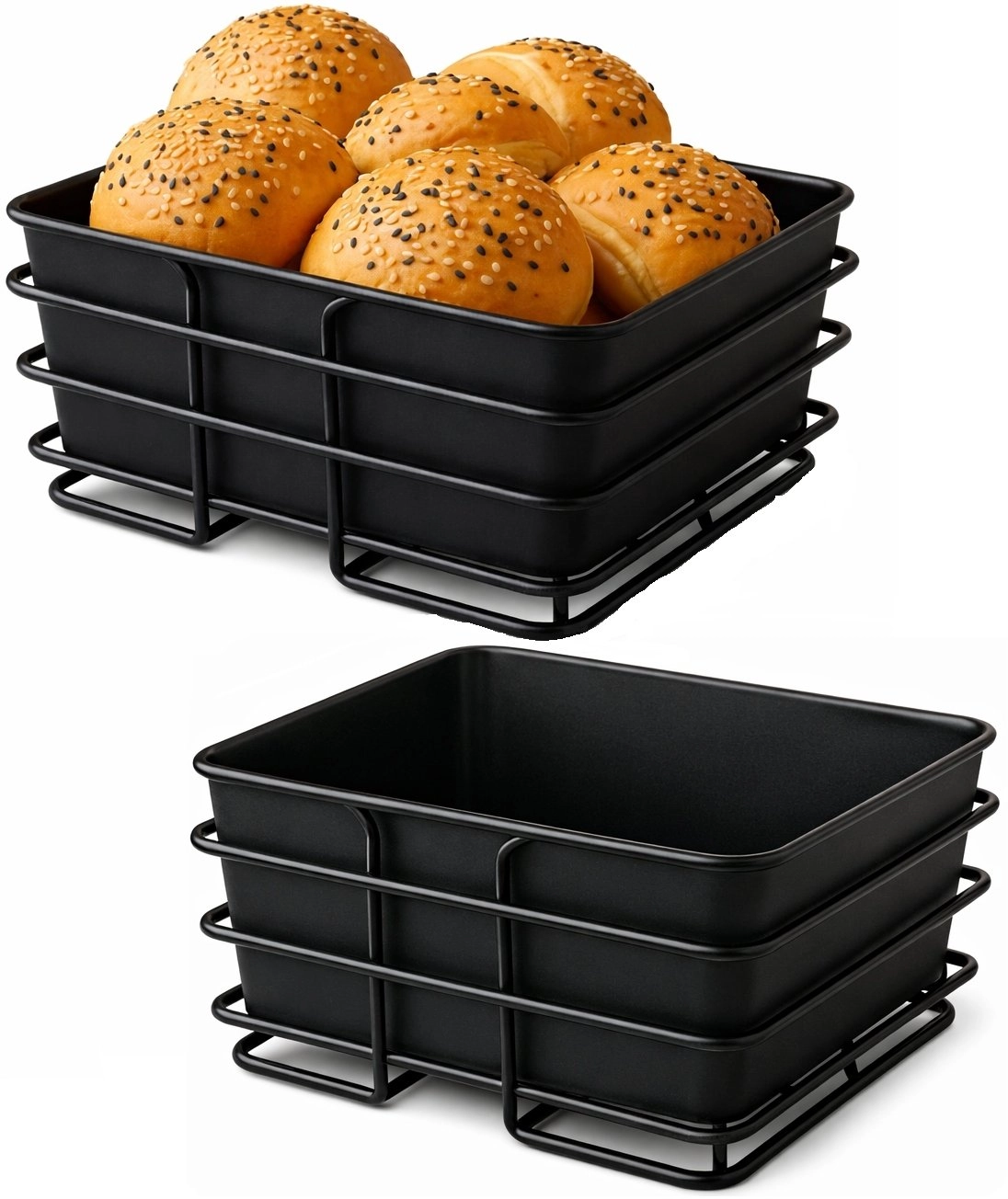 SQUARE BASKET BLACK 683287 8684990683287